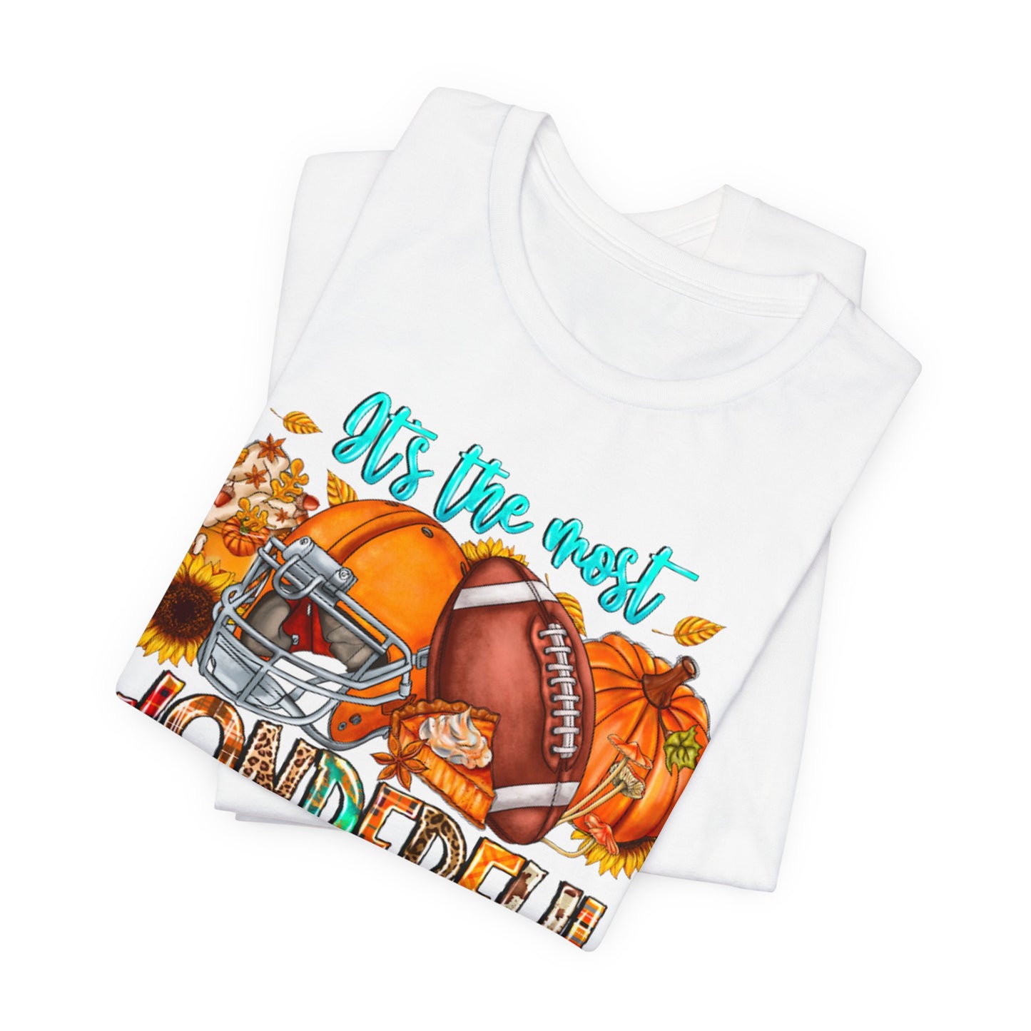 Fall Football Short Sleeve Tee