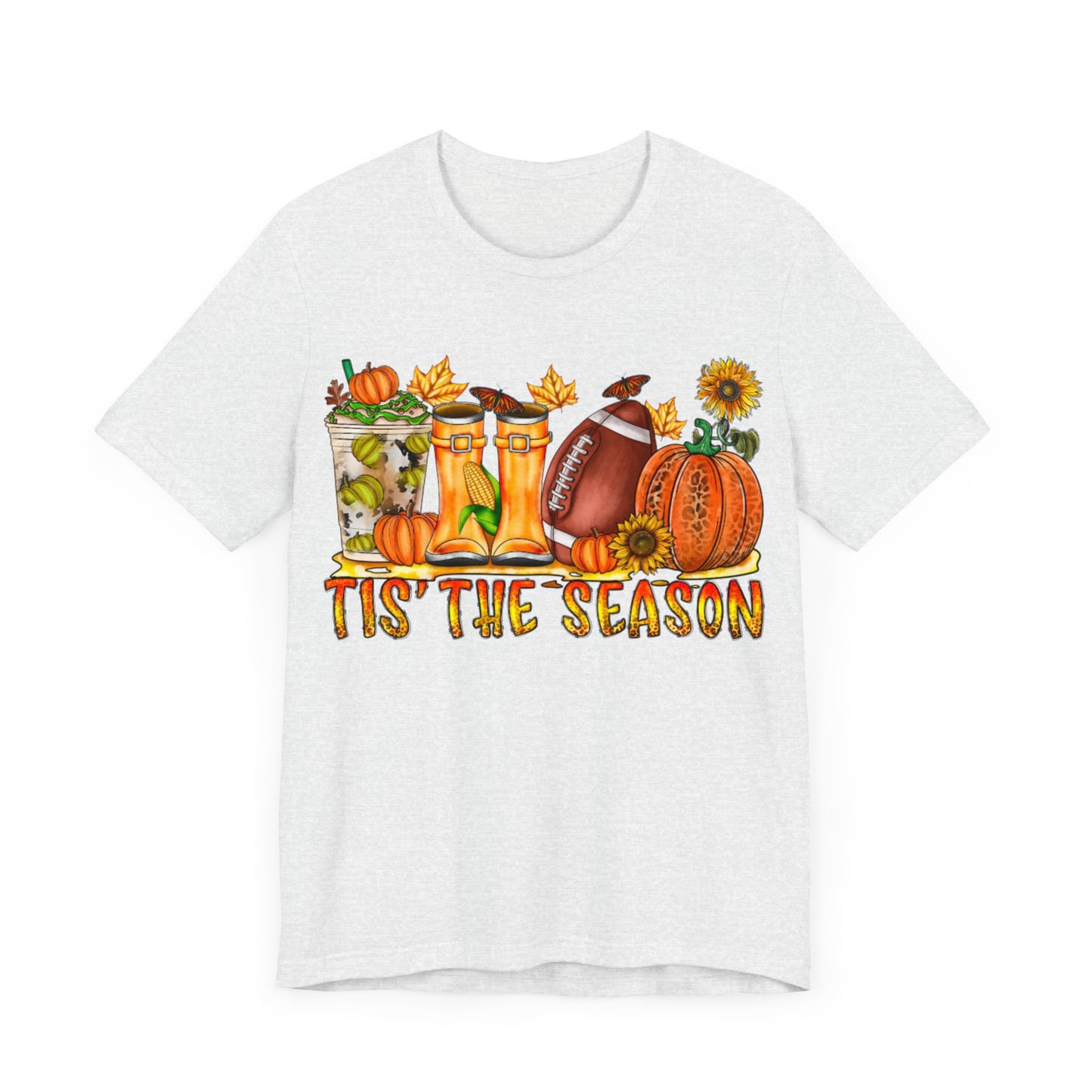 Fall Football Short Sleeve Tee