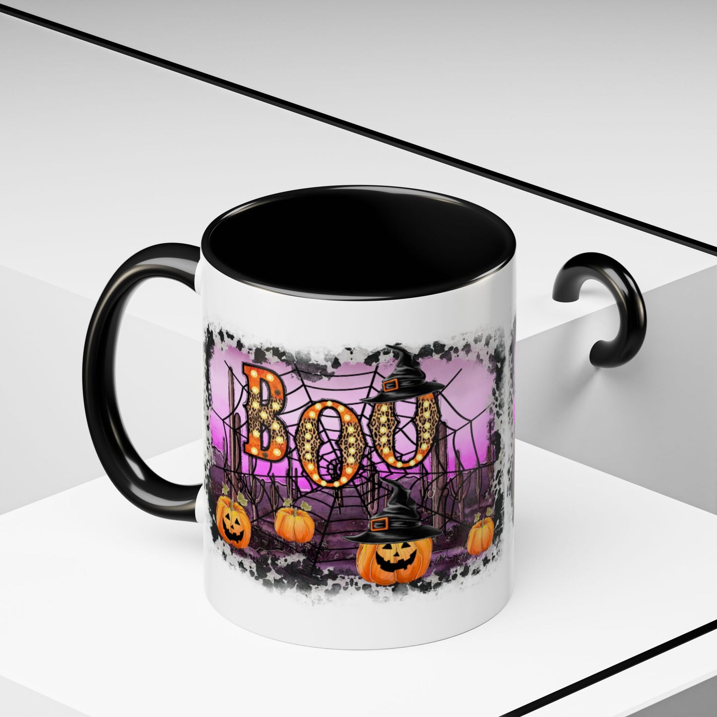 Halloween Boo Accent Coffee Mug (11, 15oz)