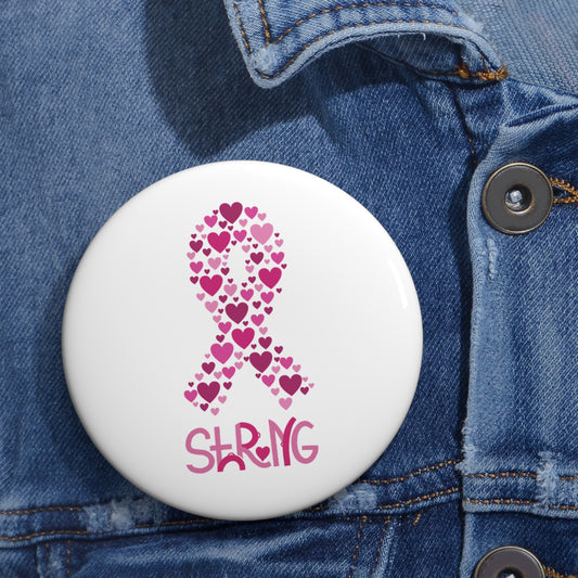 Breast Cancer Pin Buttons