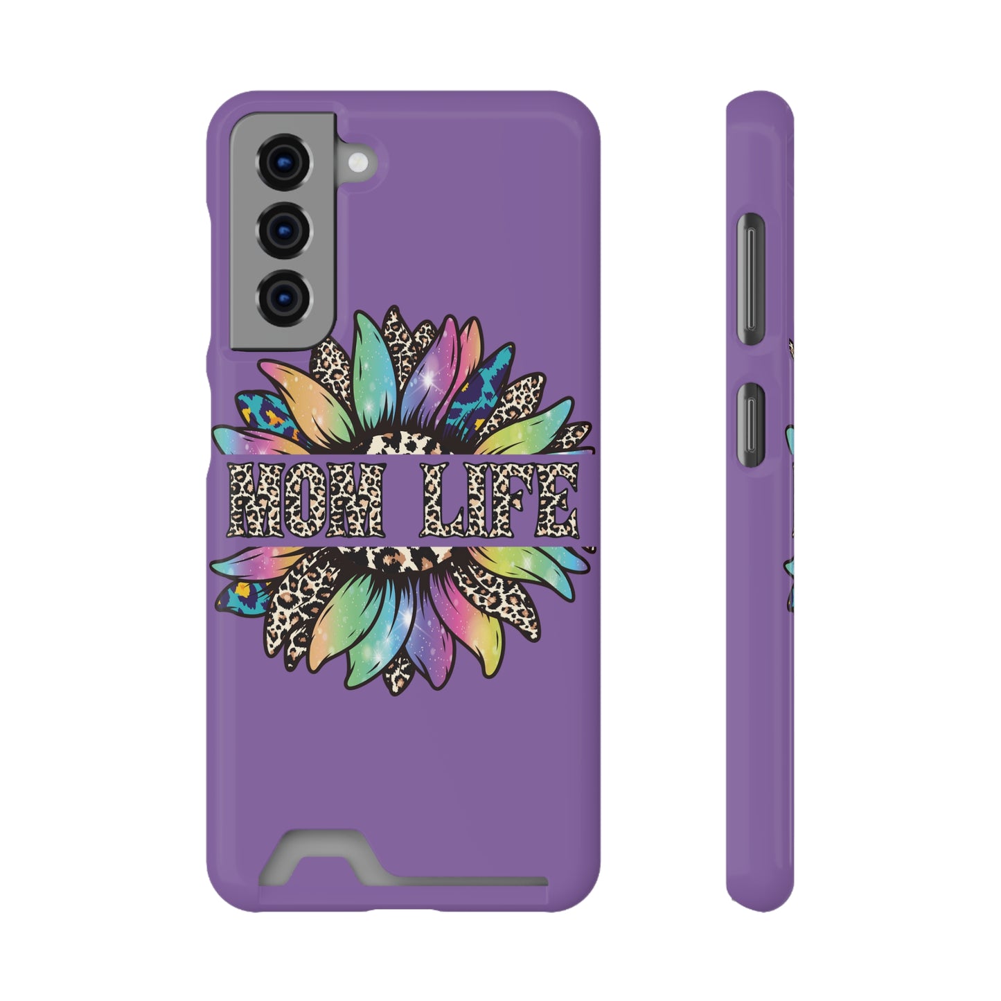 Mom Life Phone Case With Card Holder