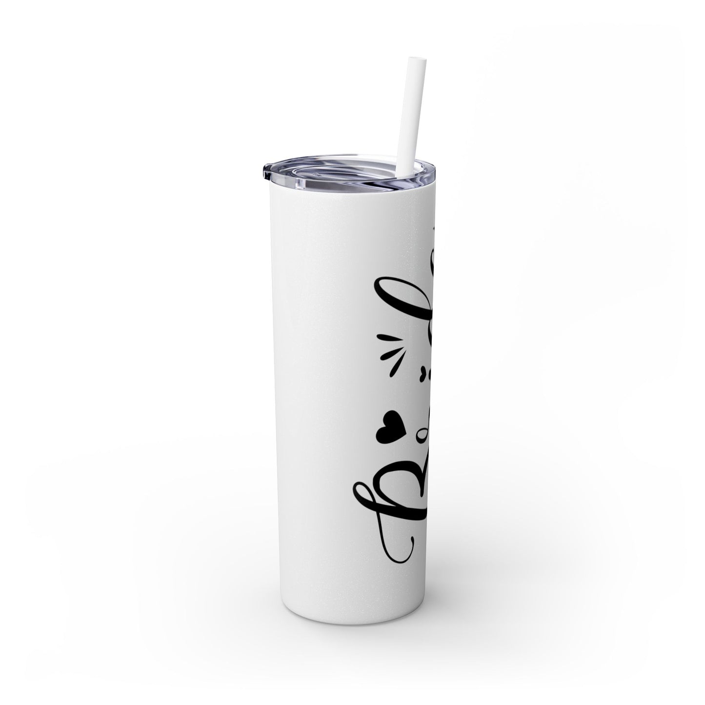 Bride Skinny Tumbler with Straw, 20oz