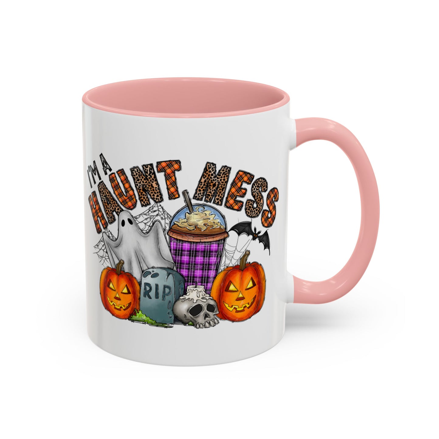 Halloween Humor Accent Coffee Mug (11, 15oz)