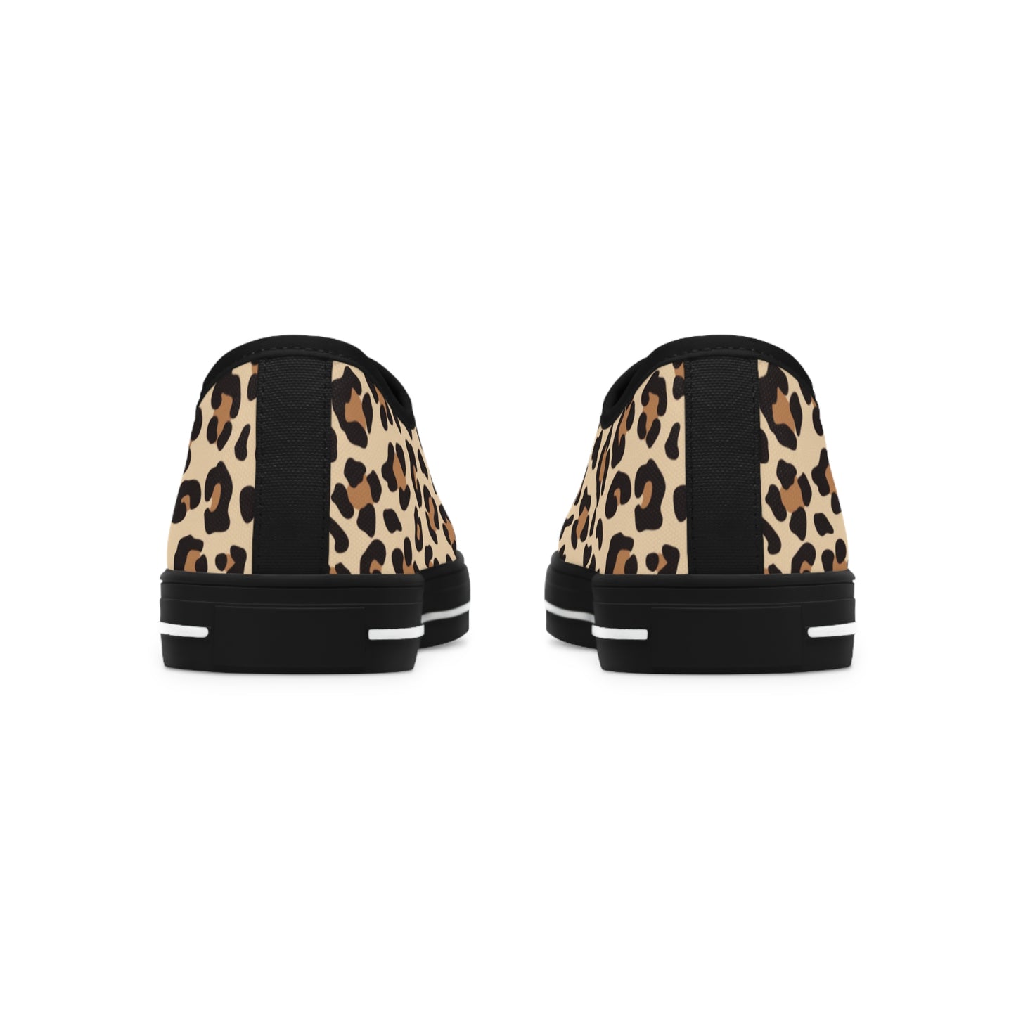 Leopard Print Women's Low Top Sneakers