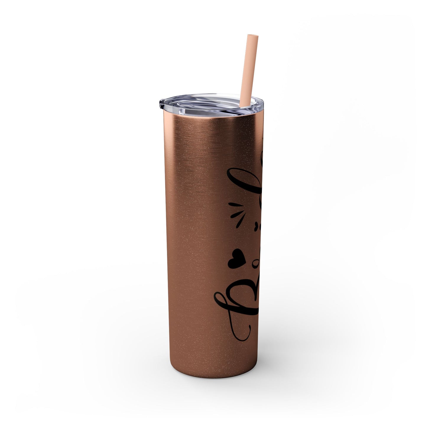 Bride Skinny Tumbler with Straw, 20oz