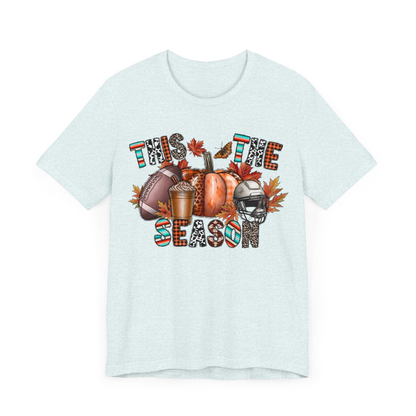 Fall Football Short Sleeve Tee