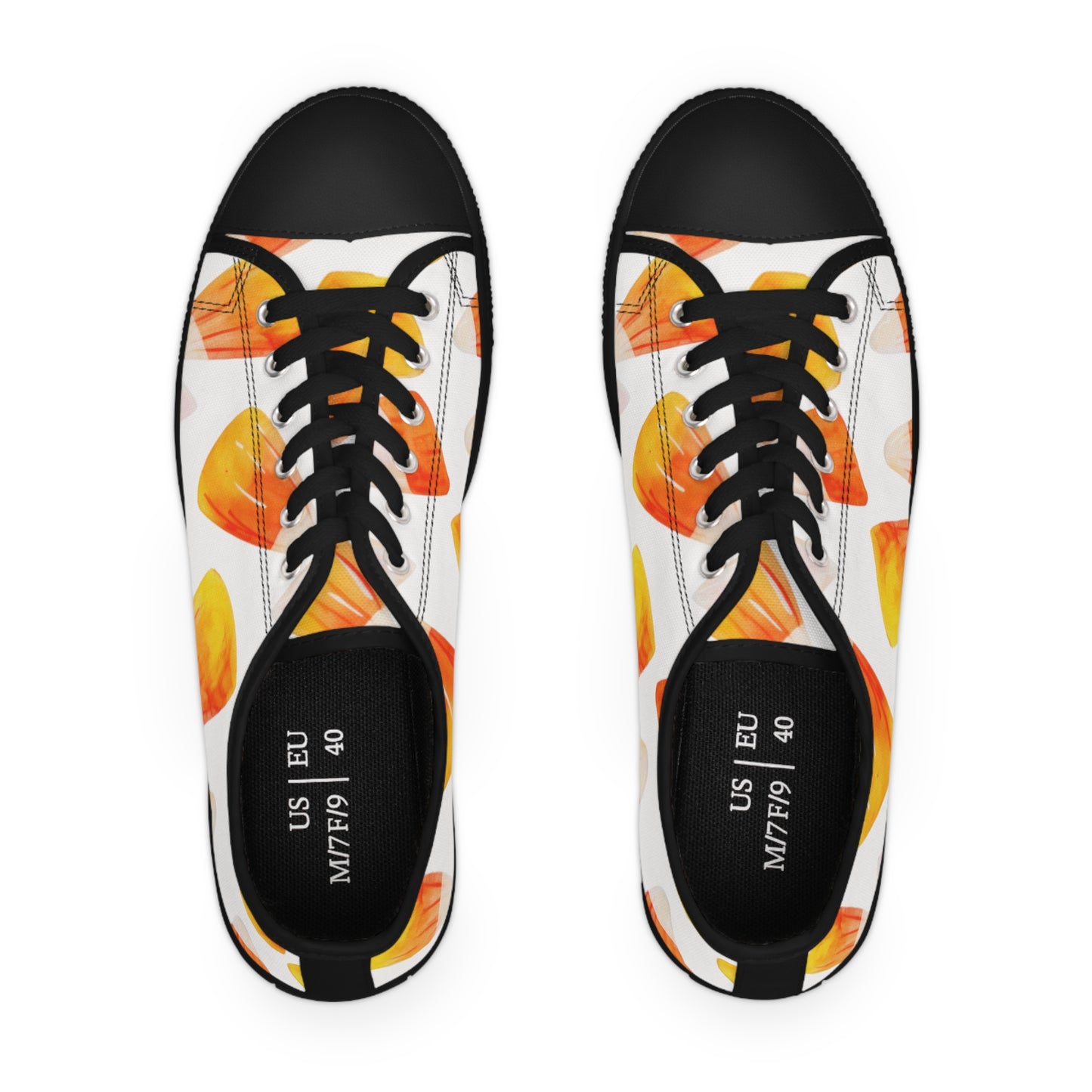 Candy Corn Women's Low Top Sneakers