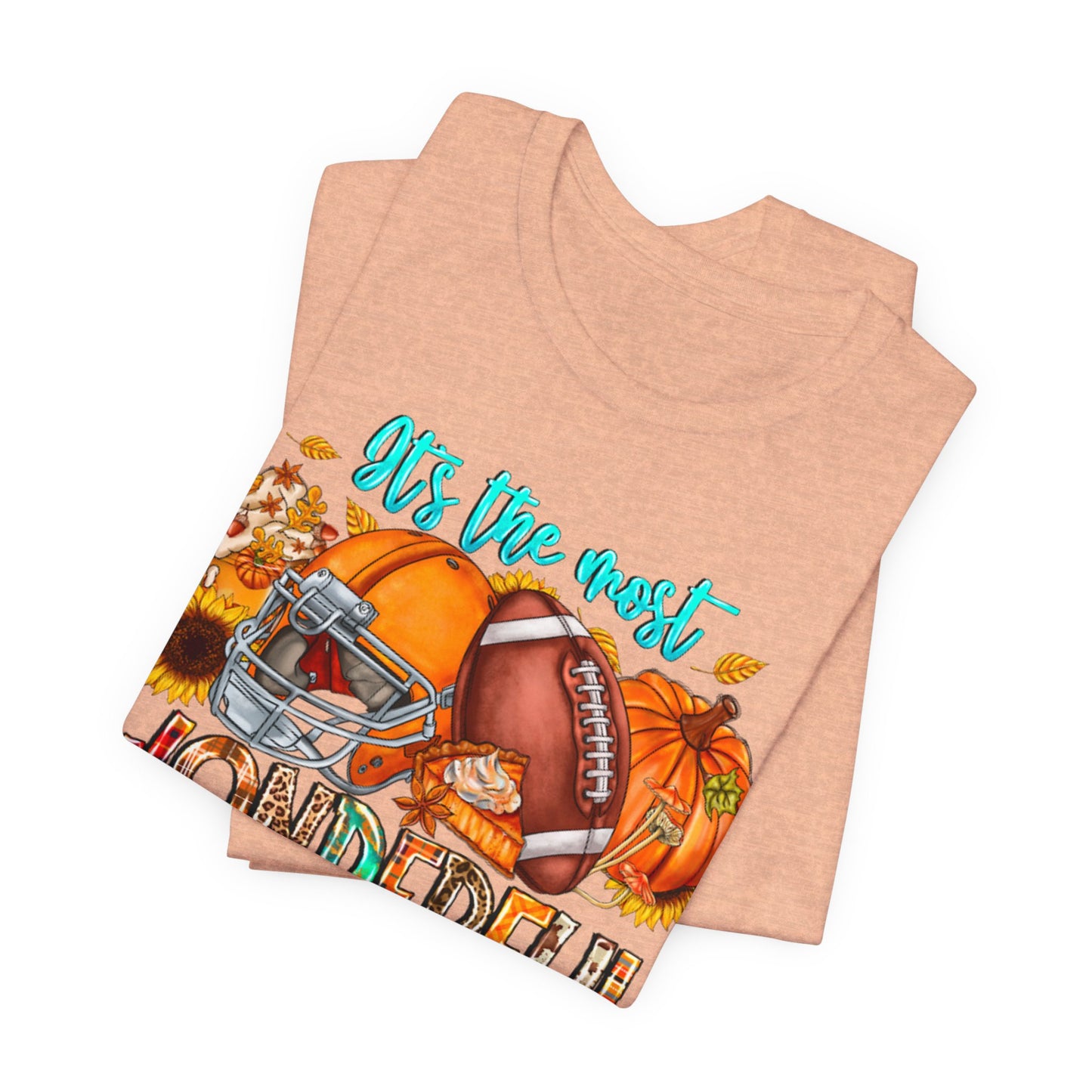 Fall Football Short Sleeve Tee