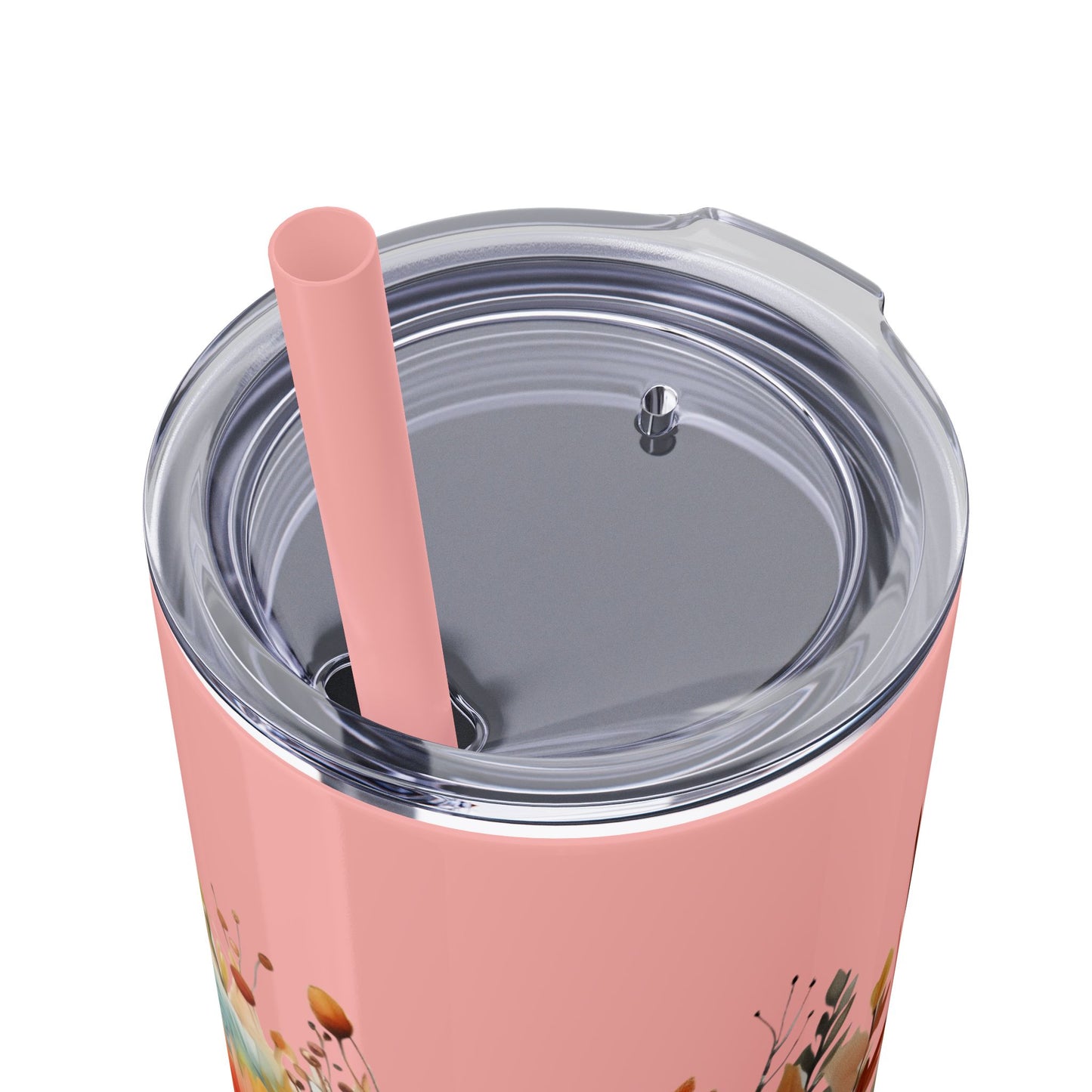 Skinny Tumbler with Straw, 20oz