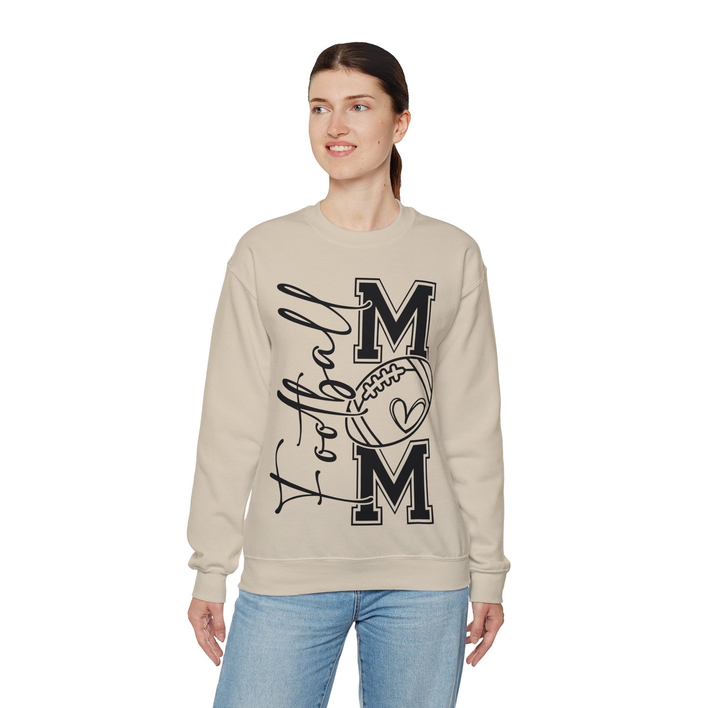 Football Mom Crewneck Sweatshirt