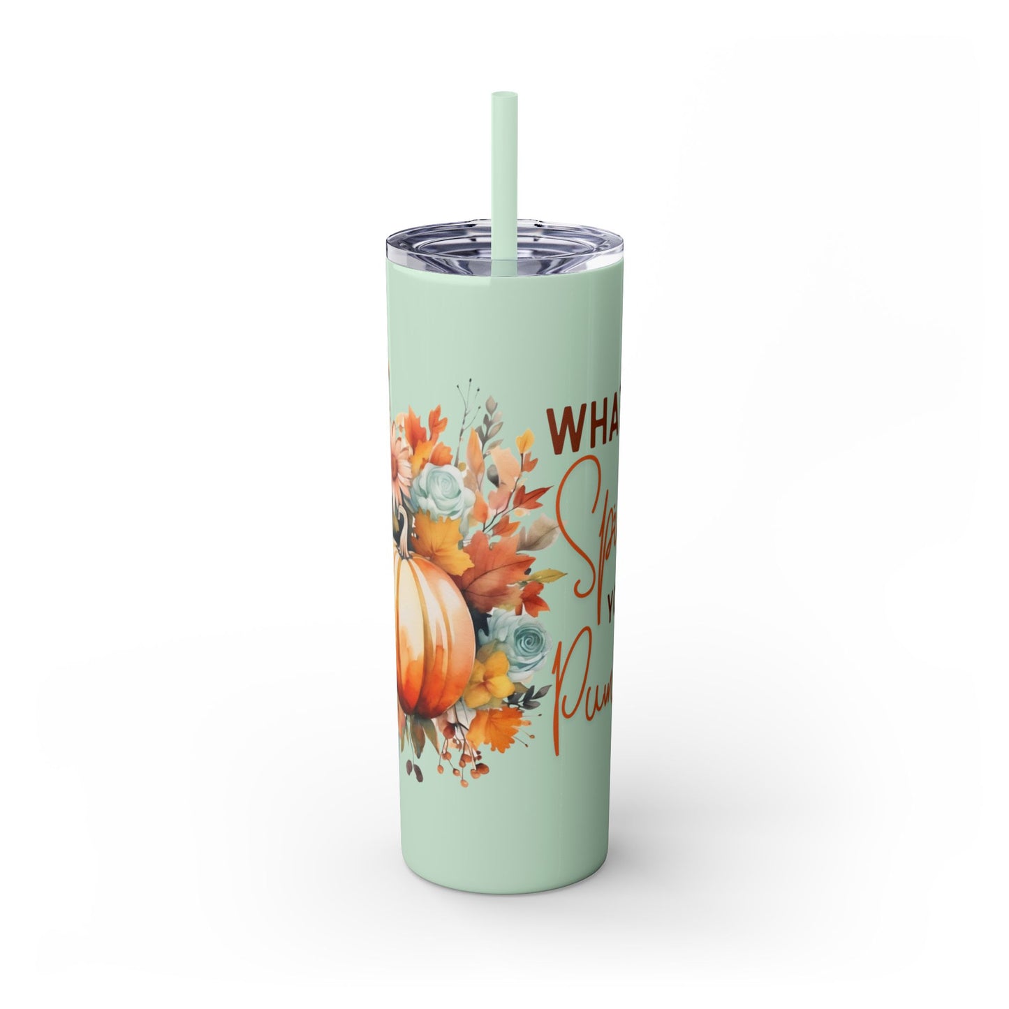 Skinny Tumbler with Straw, 20oz