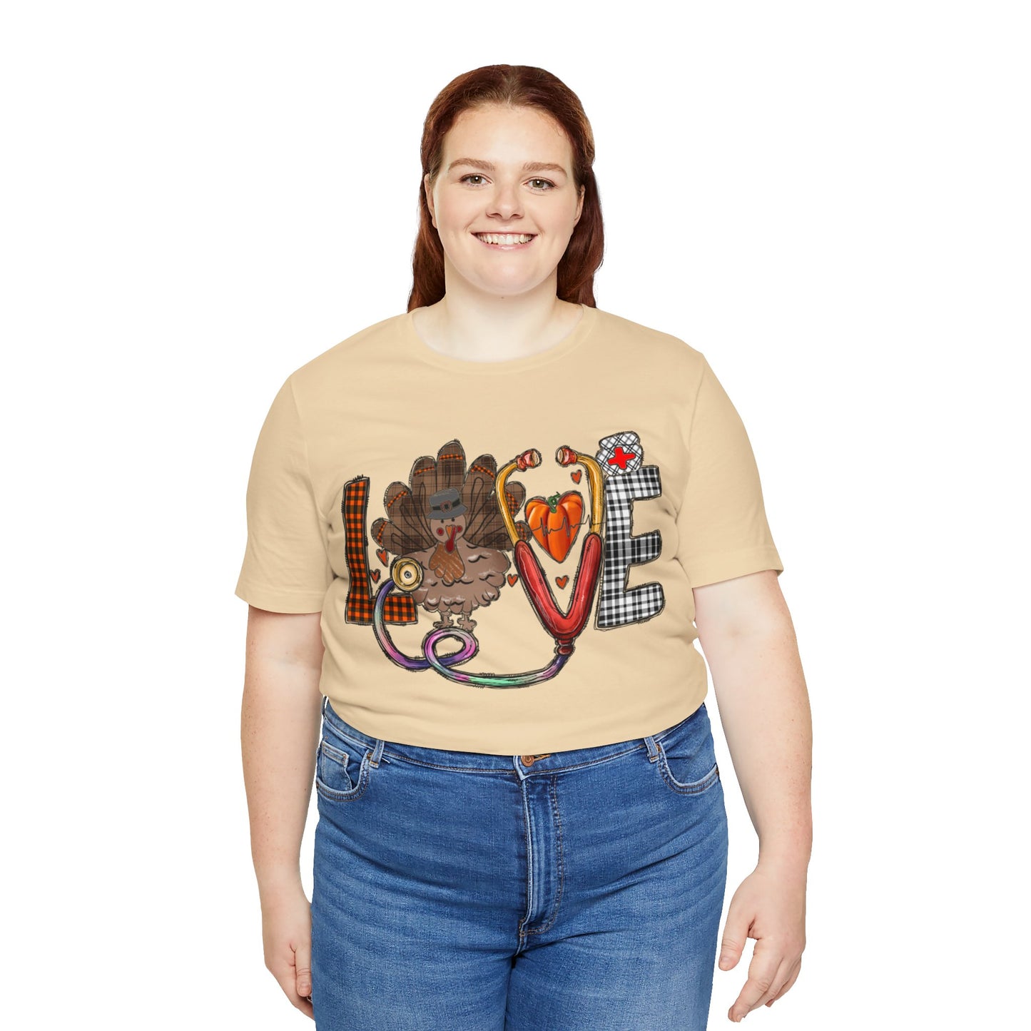 Thanksgiving Nurse Short Sleeve Tee