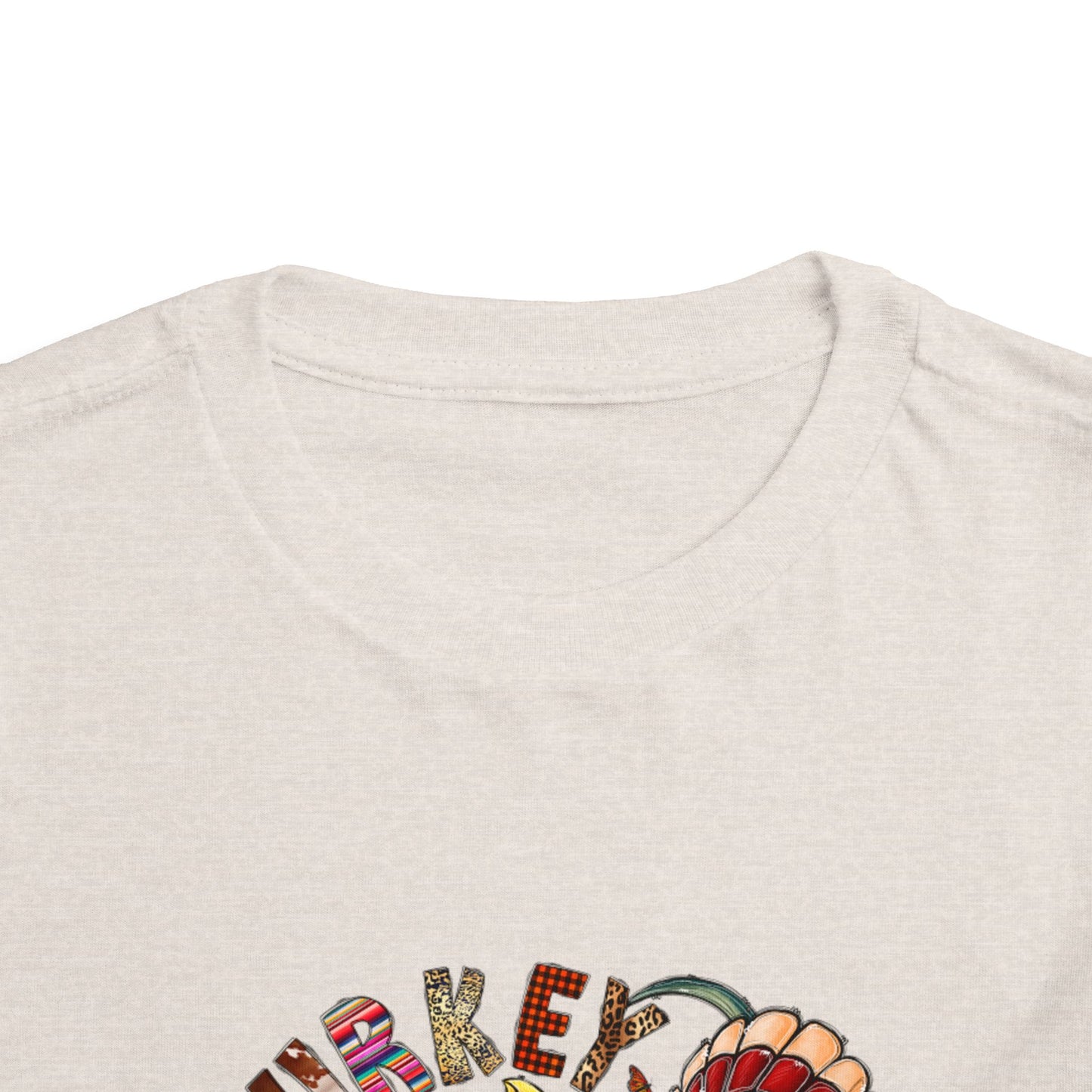 Thanksgiving Dino Toddler Short Sleeve Tee