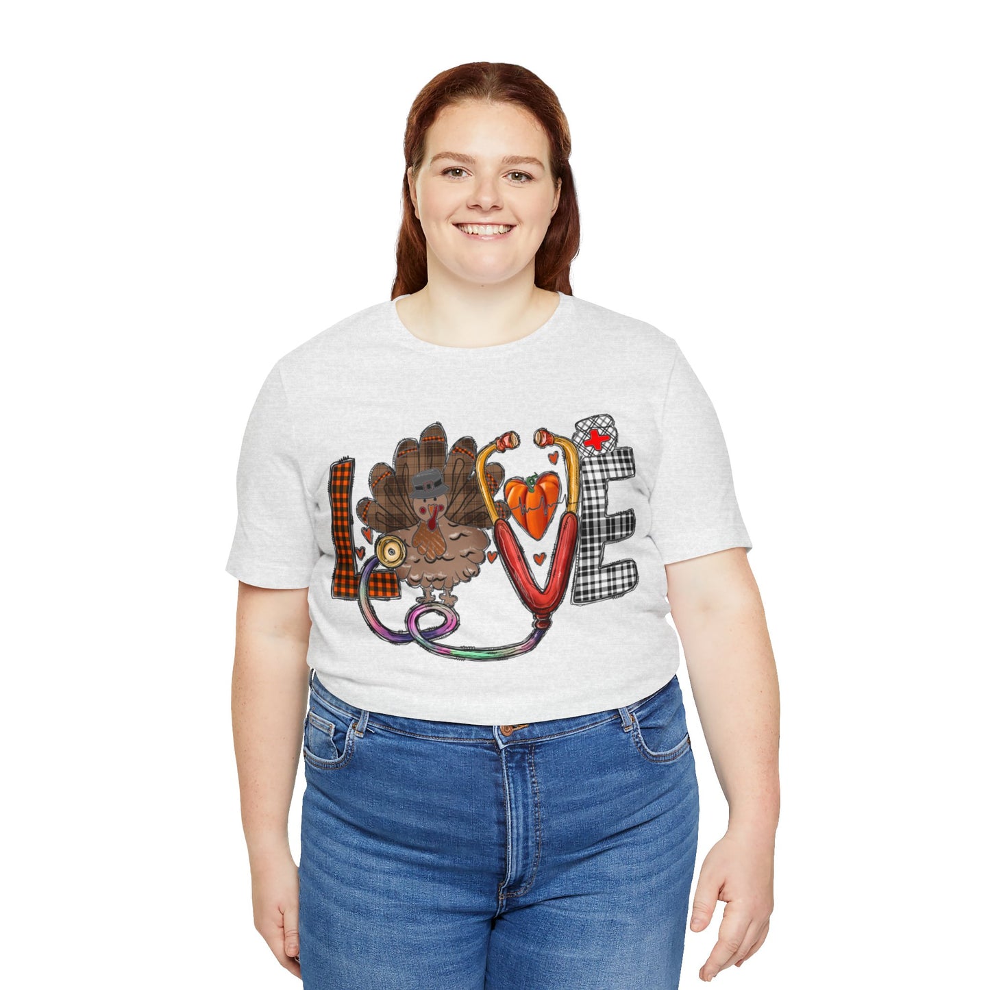 Thanksgiving Nurse Short Sleeve Tee