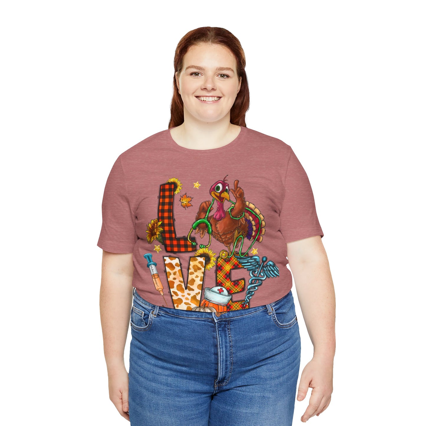 Thanksgiving Nurse Short Sleeve Tee