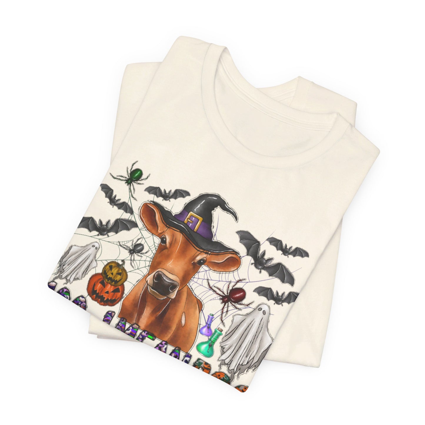 Halloween Cow Short Sleeve Tee