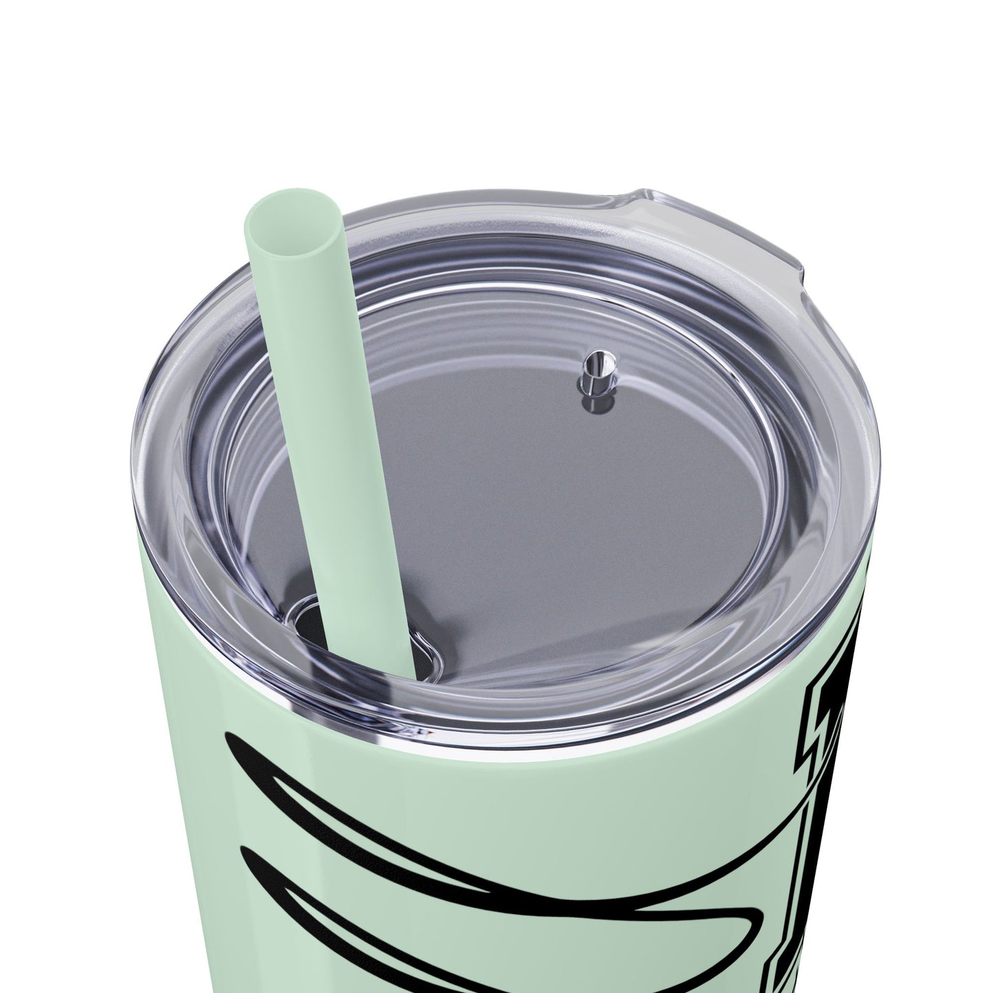 Football Mom Skinny Tumbler with Straw, 20oz