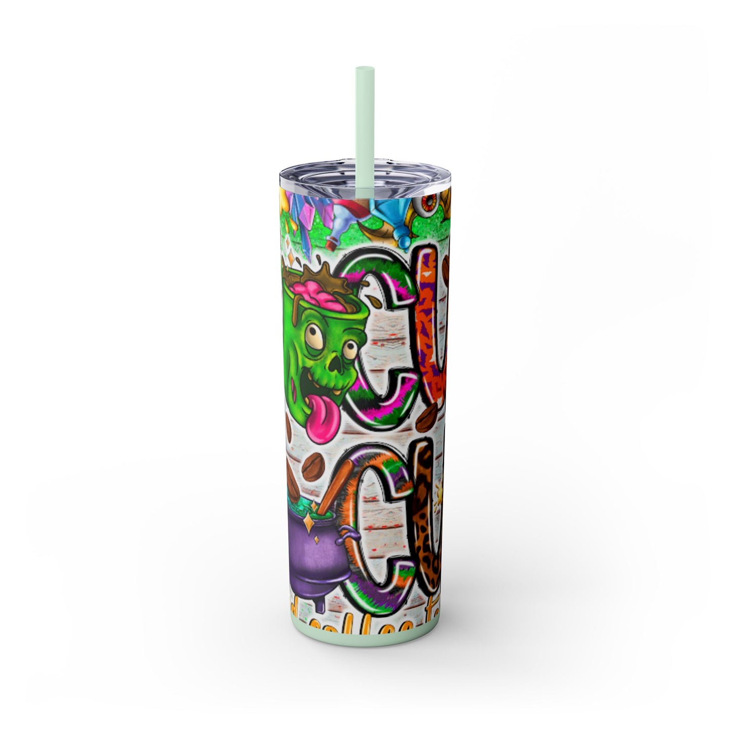 Hocus Pocus Skinny Tumbler with Straw, 20oz