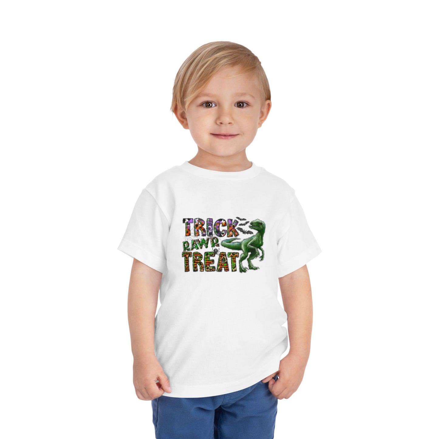 Halloween Dino Toddler Short Sleeve Tee