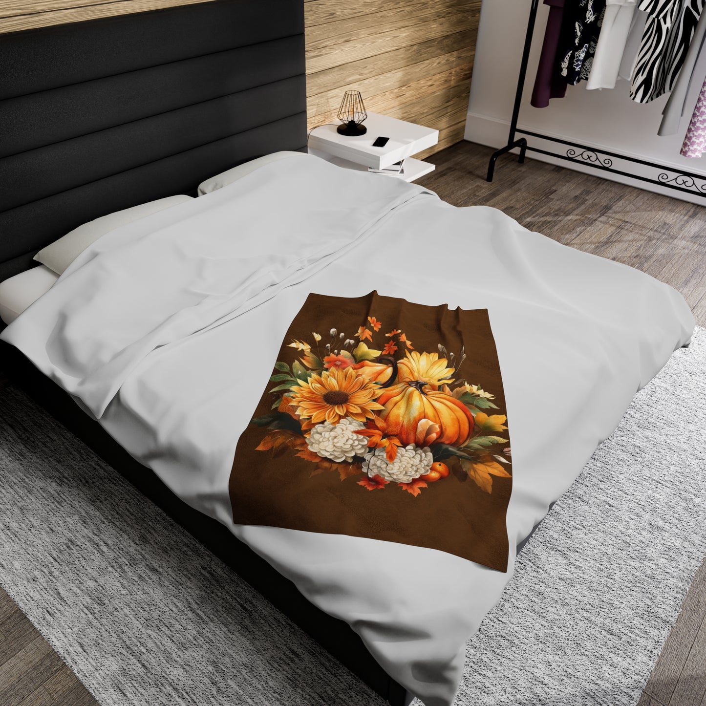 Velveteen Fall Plush Blanket