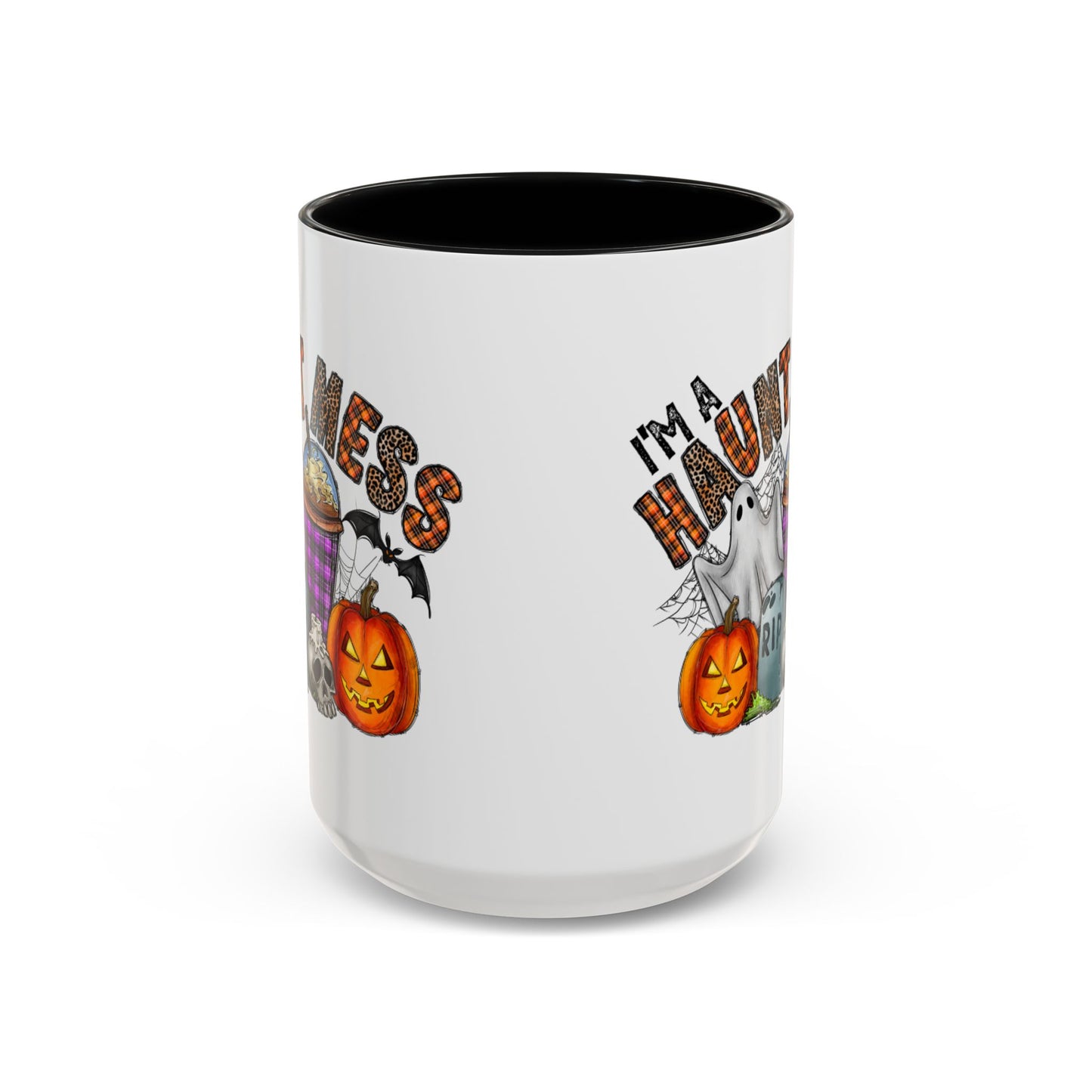 Halloween Humor Accent Coffee Mug (11, 15oz)