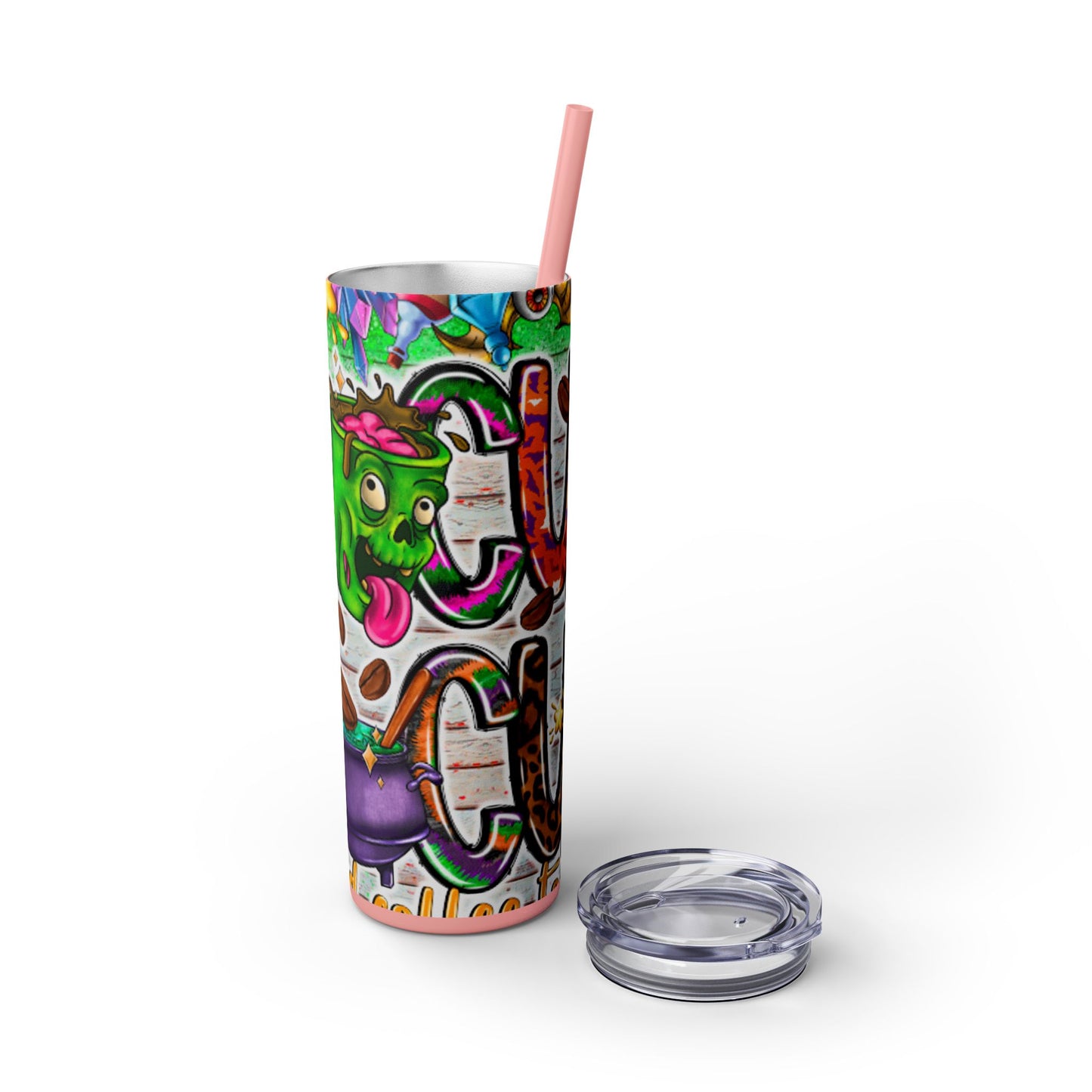 Hocus Pocus Skinny Tumbler with Straw, 20oz