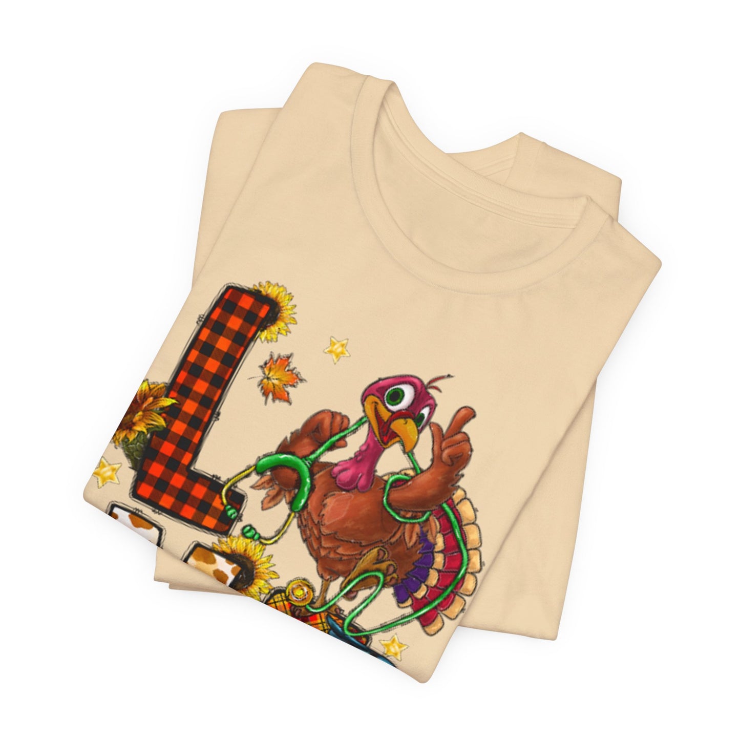 Thanksgiving Nurse Short Sleeve Tee