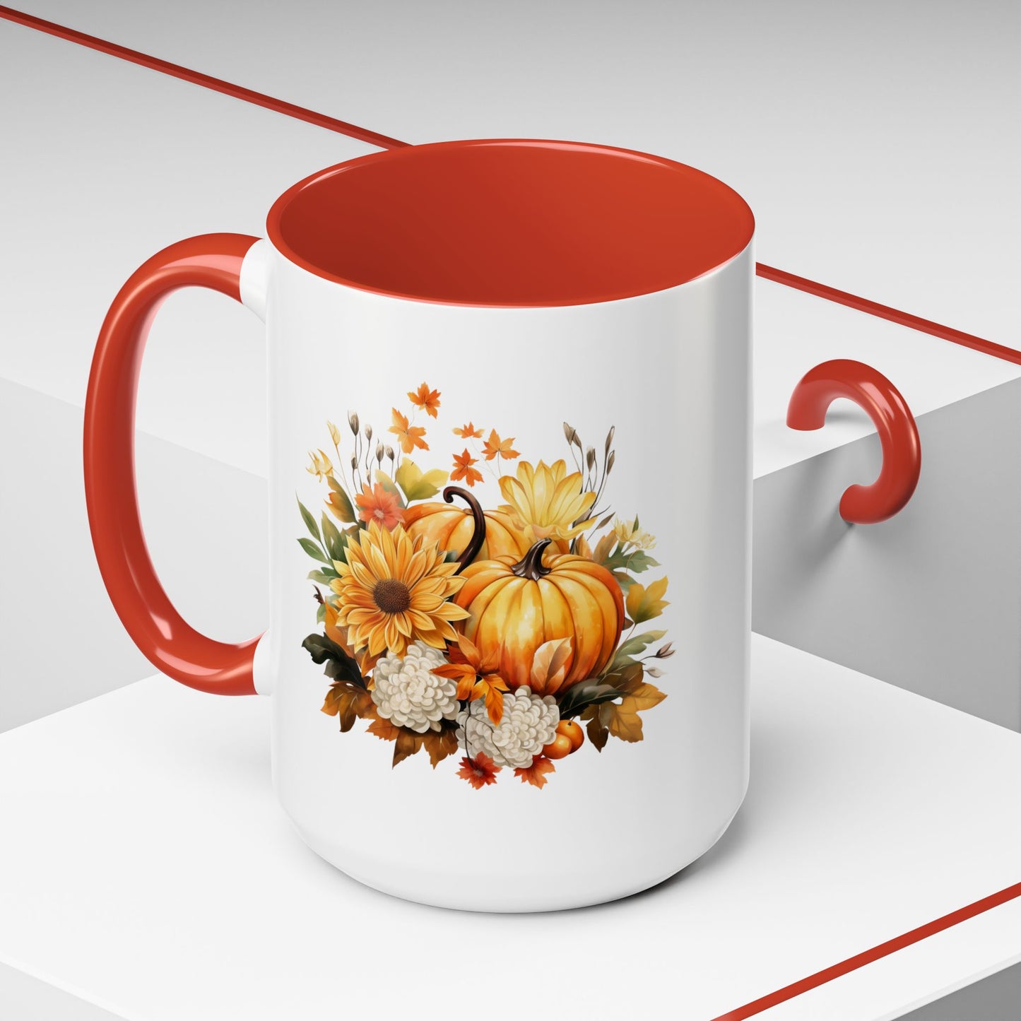 Fall Accent Coffee Mug (11, 15oz)