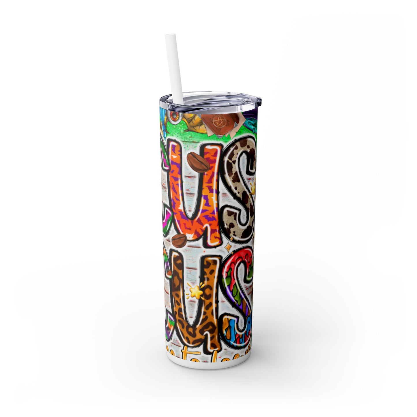 Hocus Pocus Skinny Tumbler with Straw, 20oz