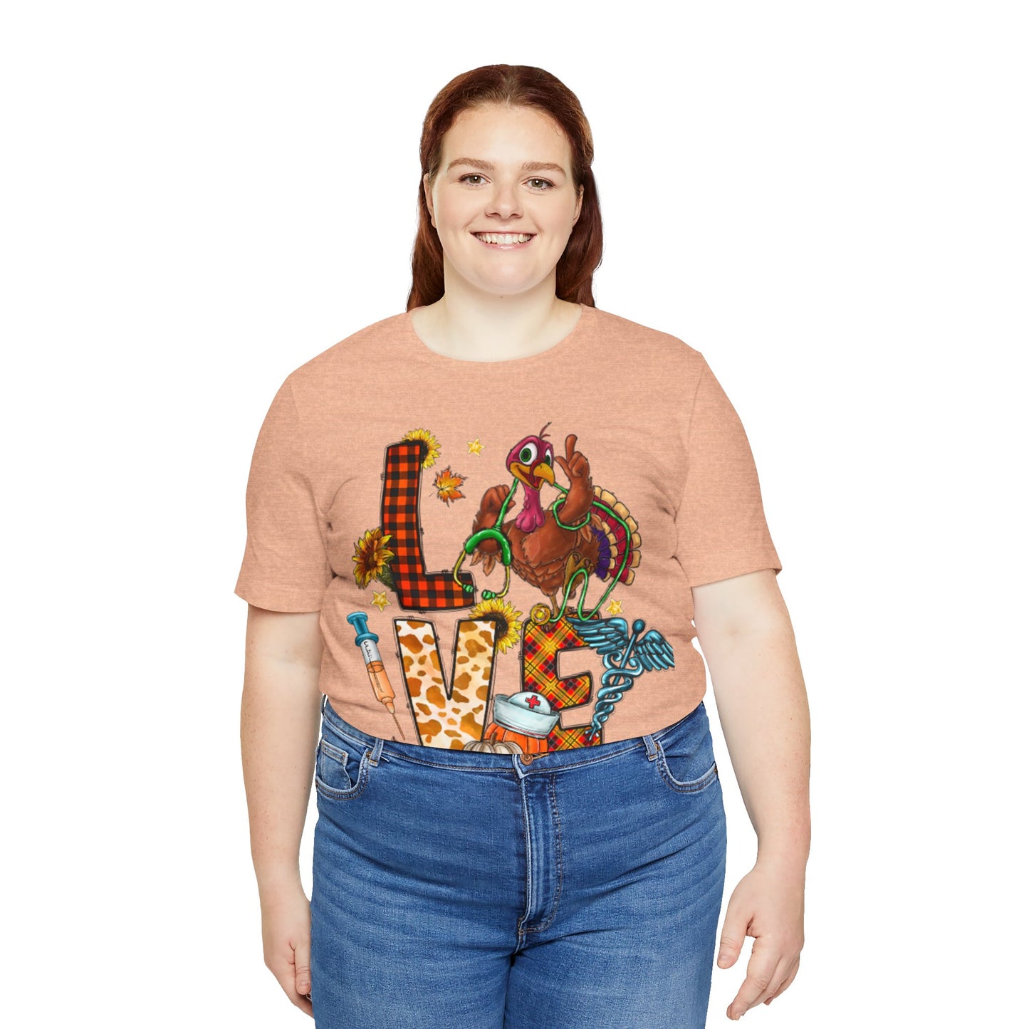 Thanksgiving Nurse Short Sleeve Tee