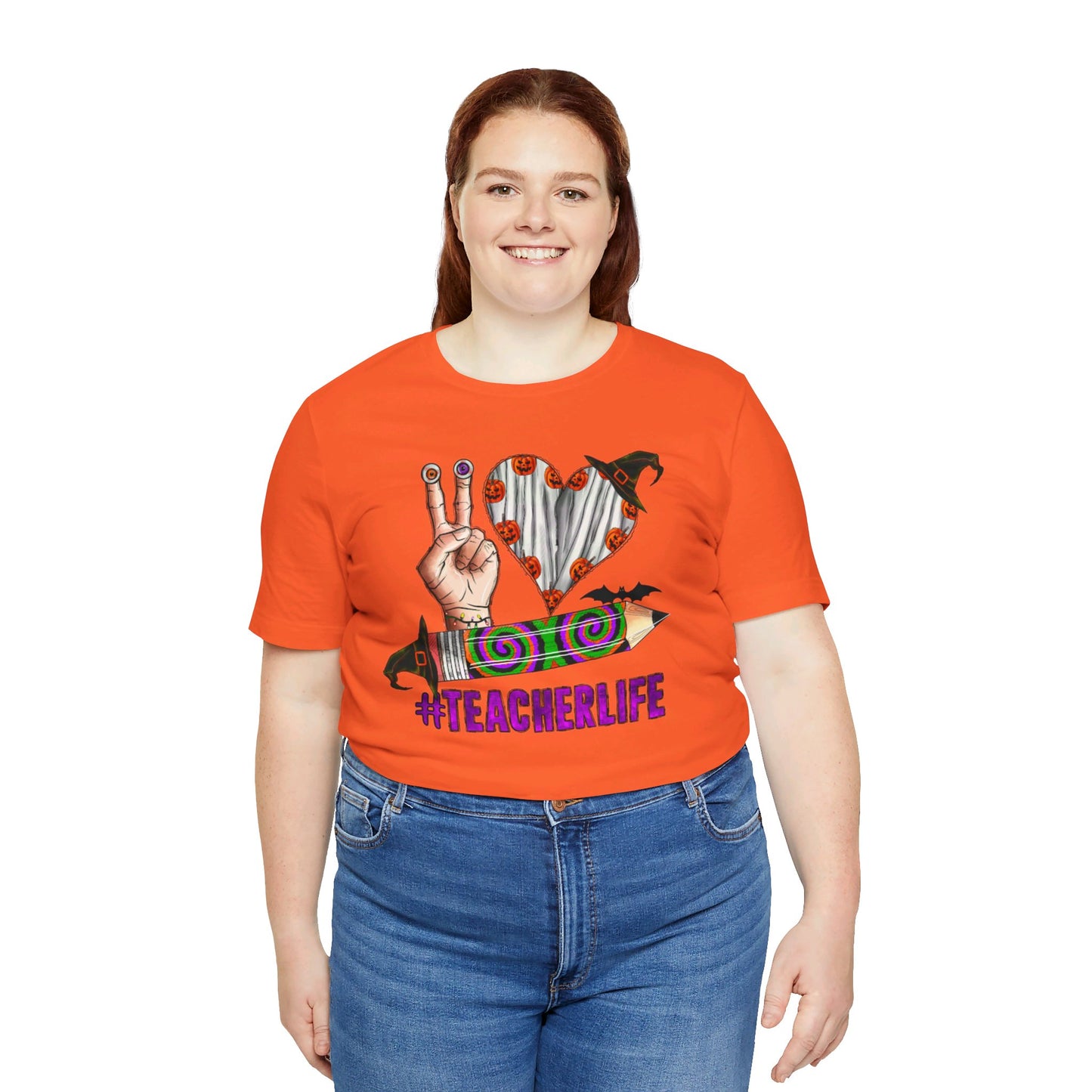 Halloween Teacher Short Sleeve Tee