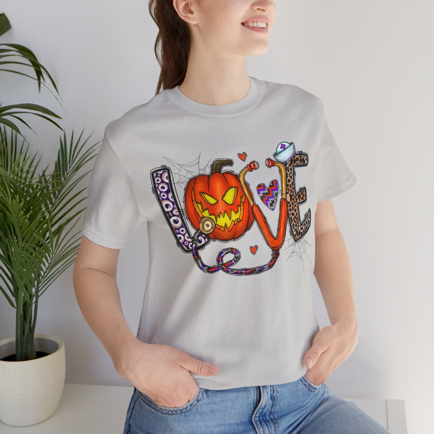 Halloween Nurse Short Sleeve Tee