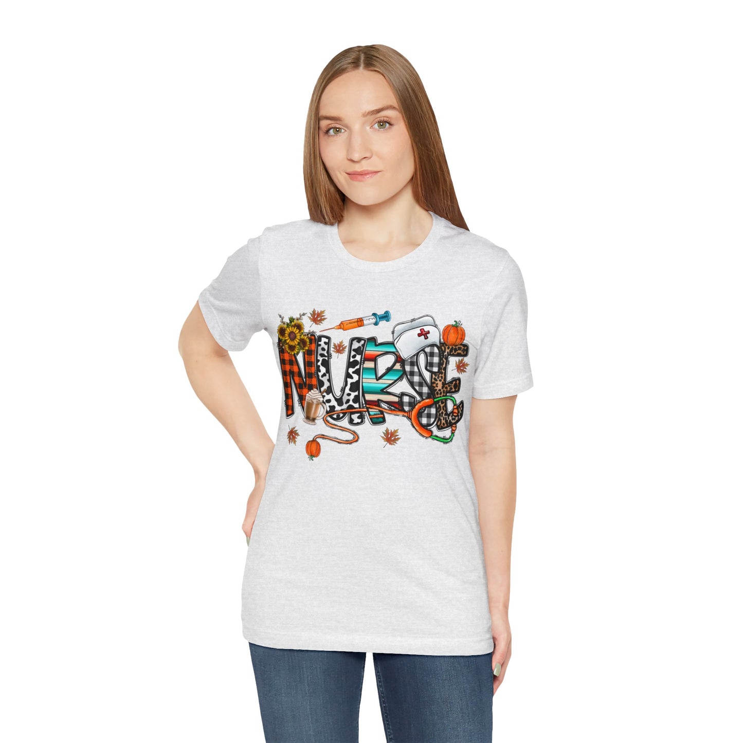 Fall Nurse Short Sleeve Tee