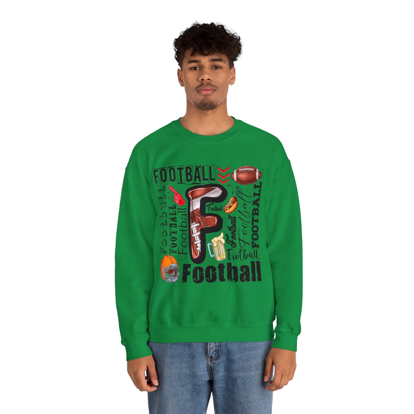 Football Crewneck Sweatshirt