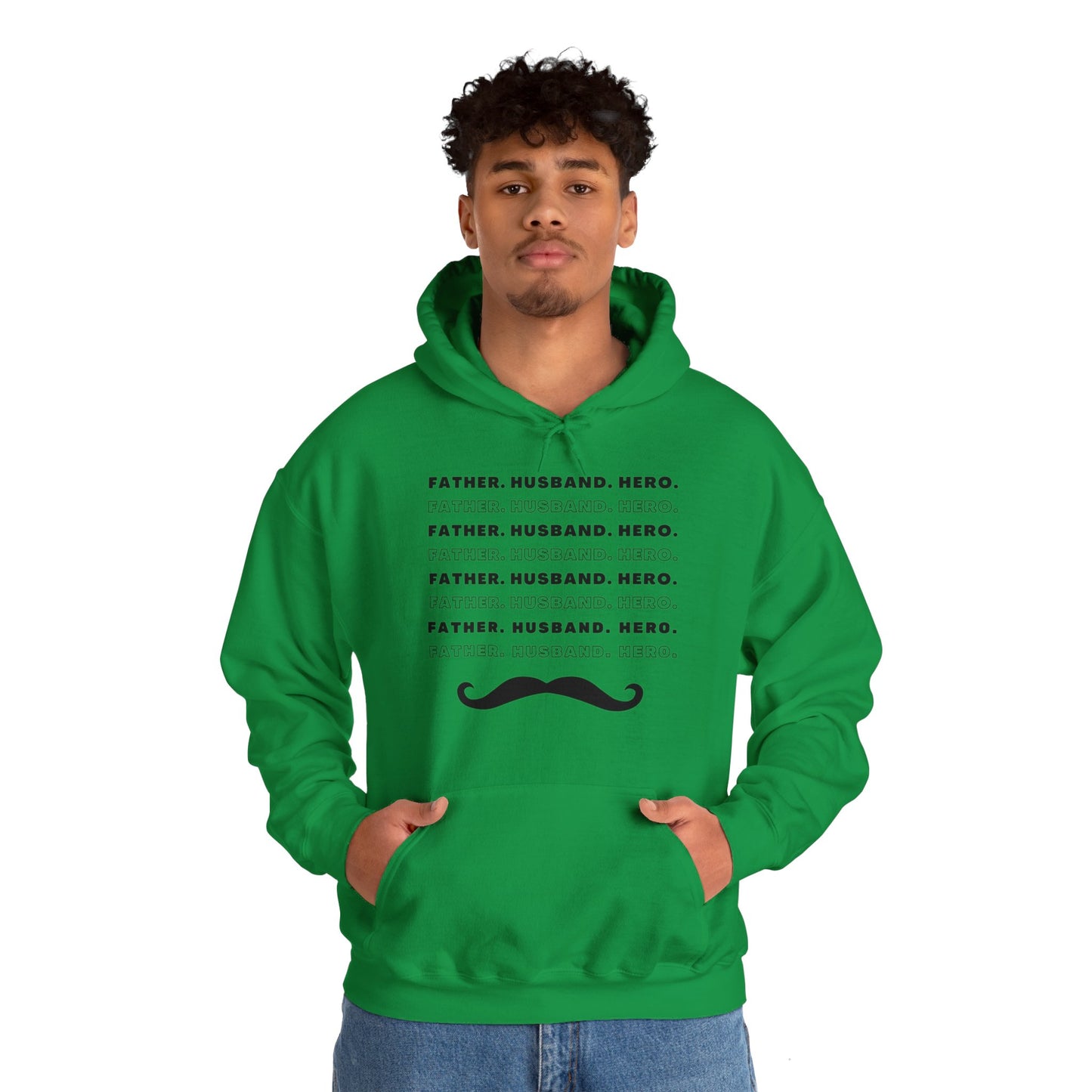 Husband Father Hero Heavy Blend™ Hoodie