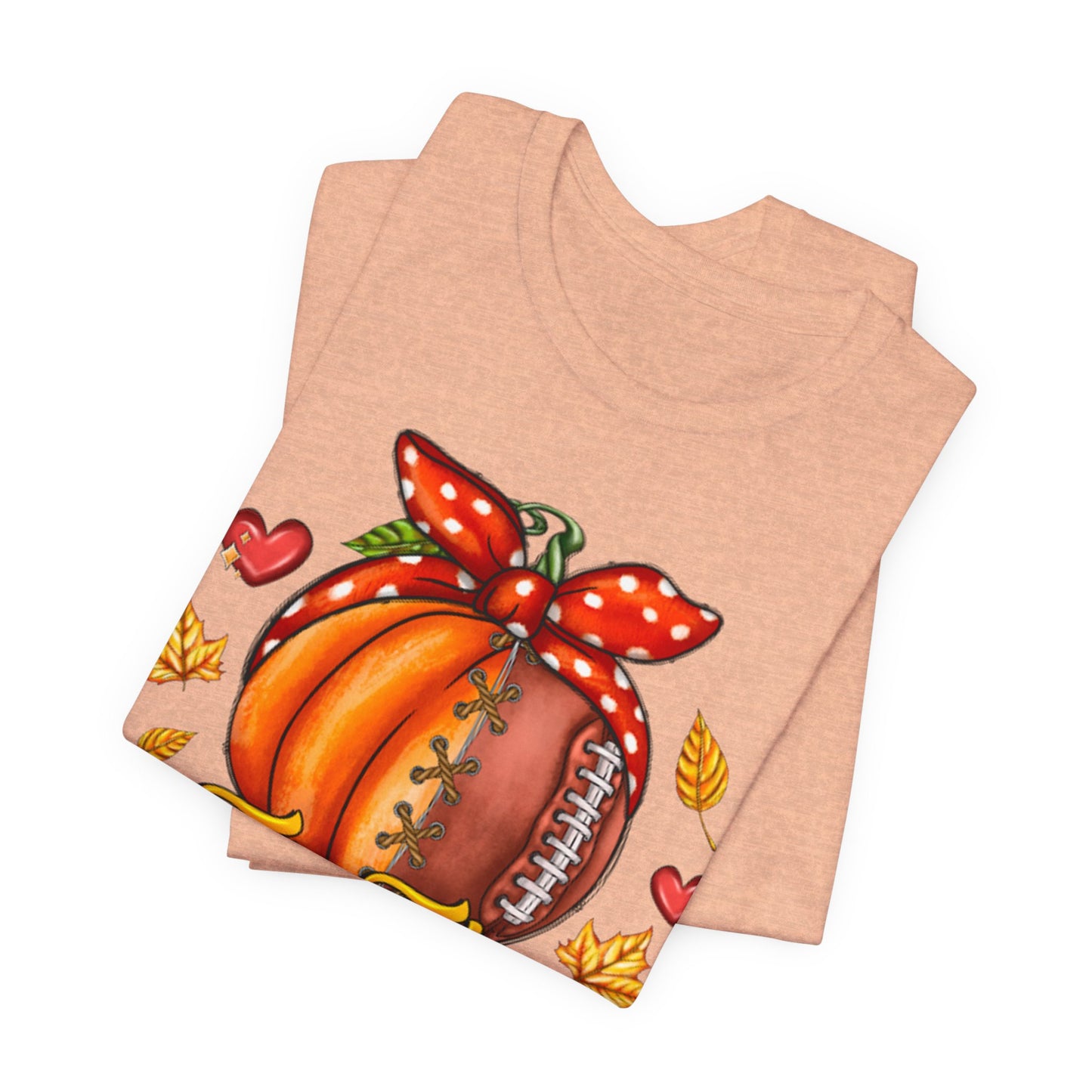 Fall Football Short Sleeve Tee