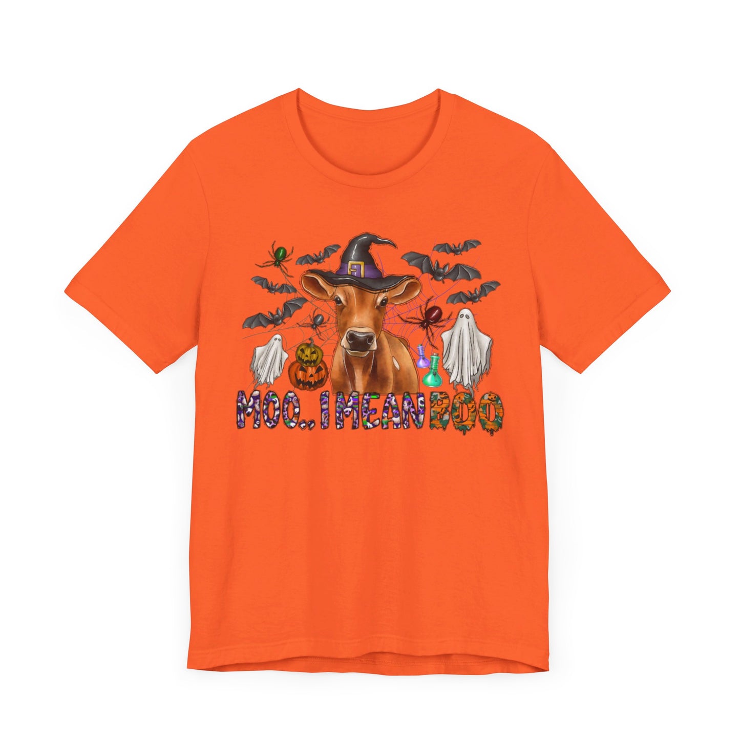 Halloween Cow Short Sleeve Tee