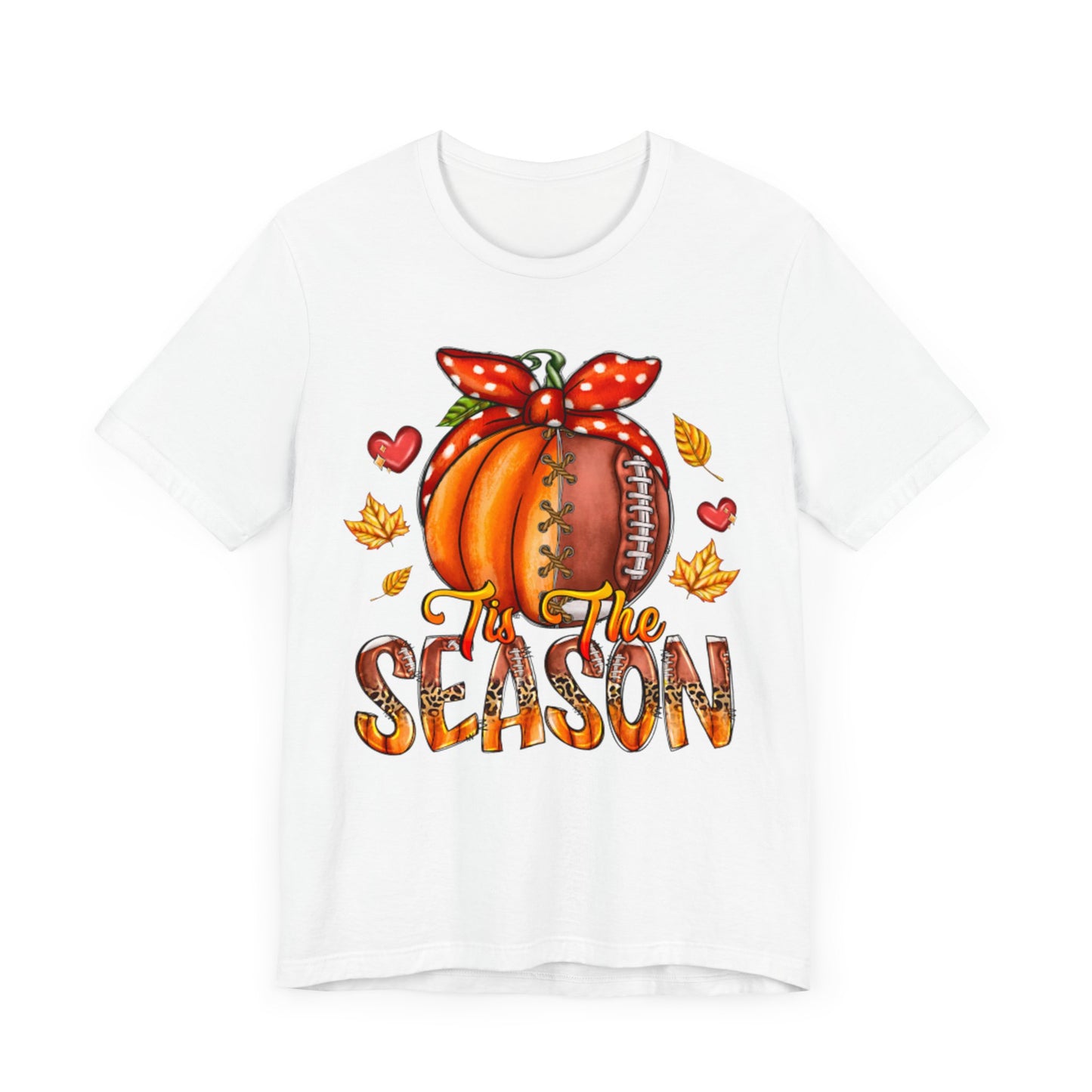 Fall Football Short Sleeve Tee