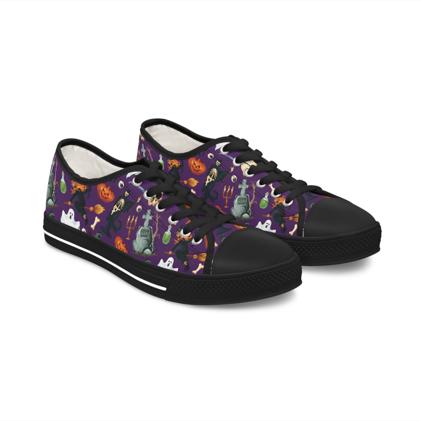 Women's Low Top Halloween Sneakers