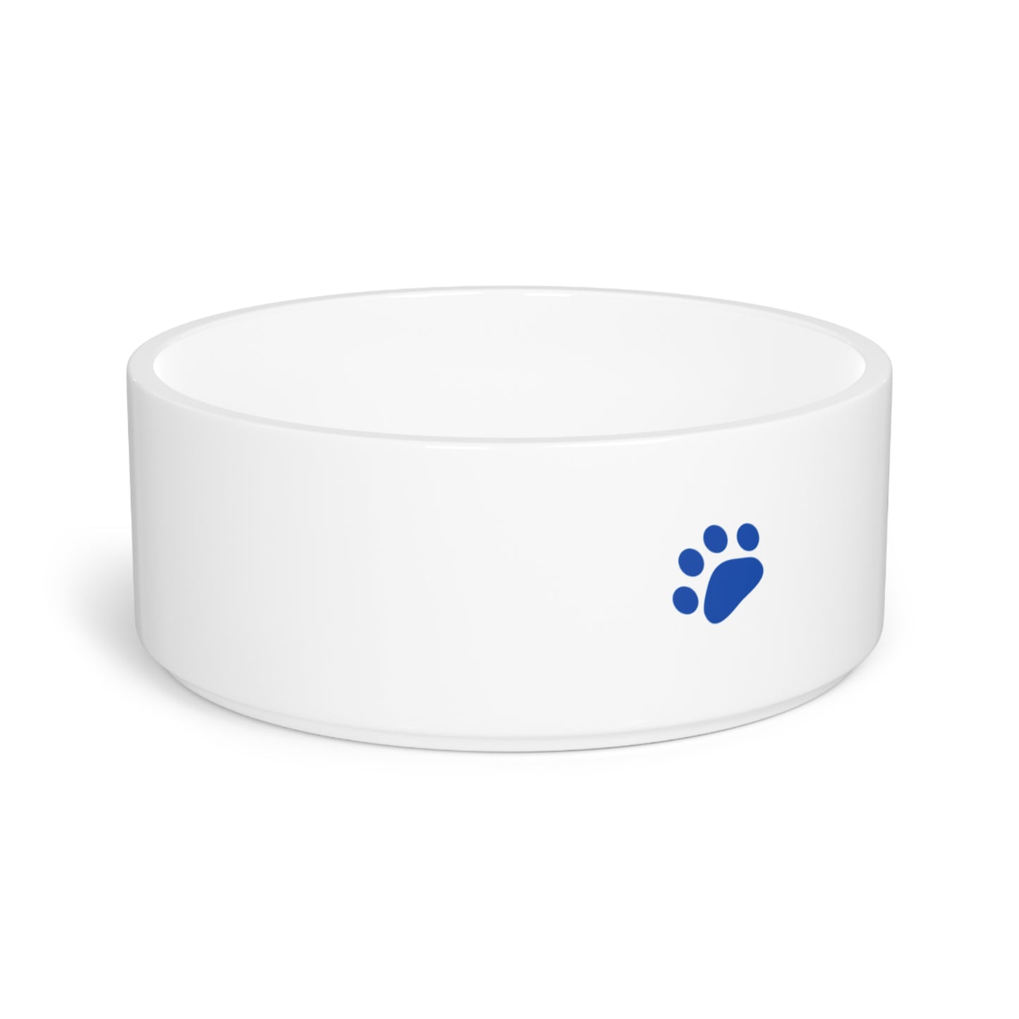 Blue Paw Print Pet Bowl