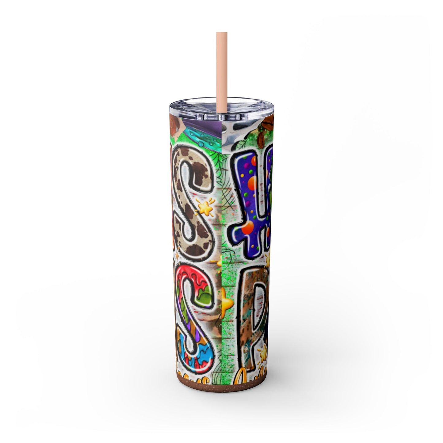 Hocus Pocus Skinny Tumbler with Straw, 20oz