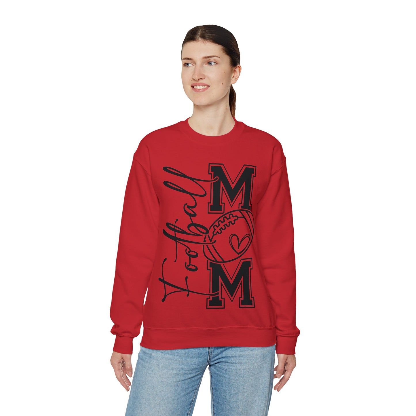 Football Mom Crewneck Sweatshirt