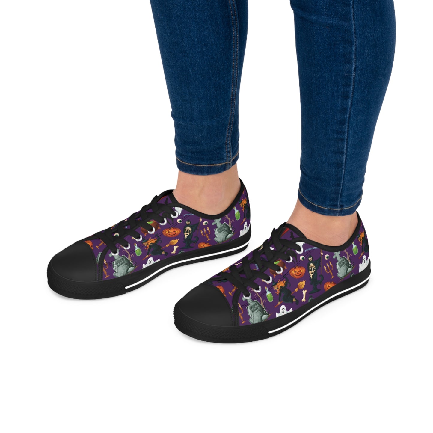 Women's Low Top Halloween Sneakers