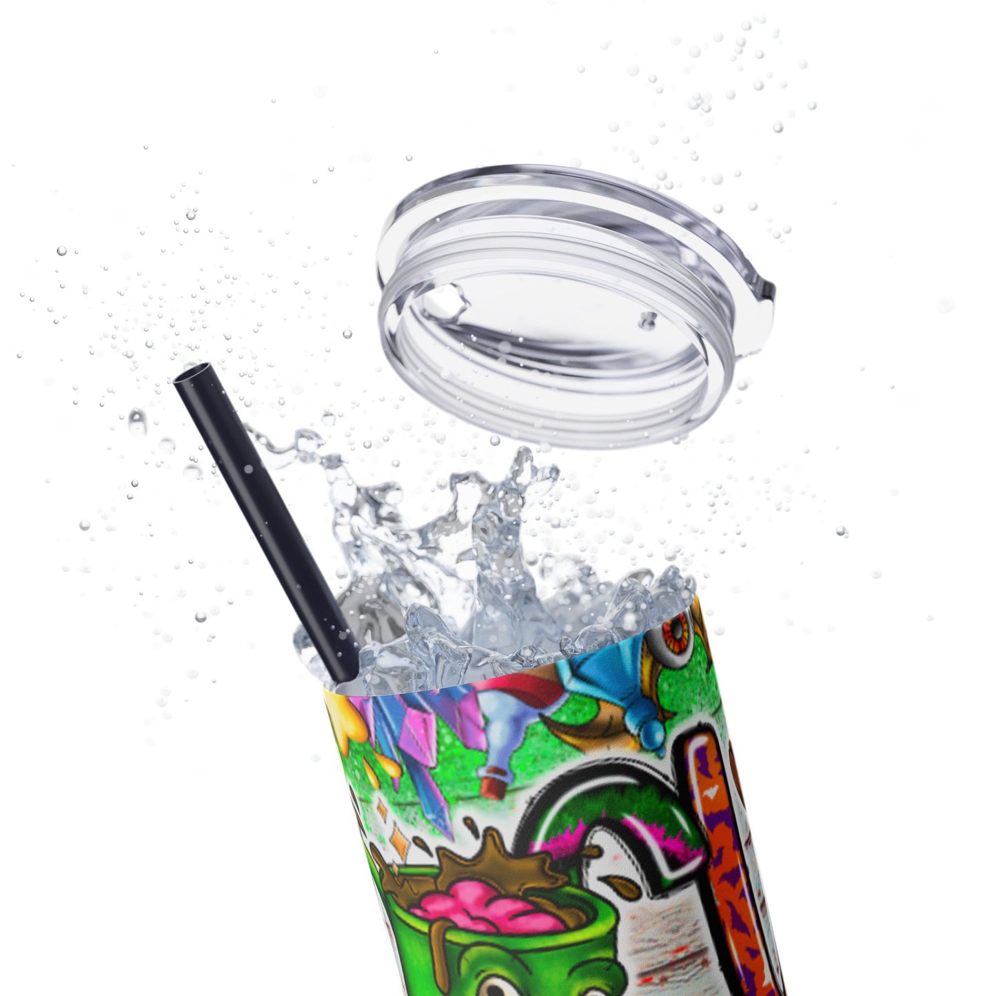 Hocus Pocus Skinny Tumbler with Straw, 20oz