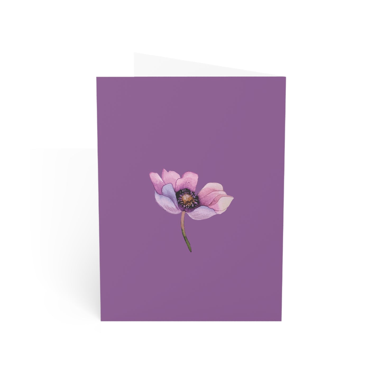 Purple Flower Birthday Cards