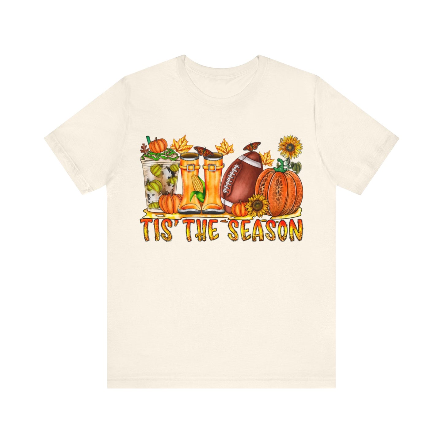 Fall Football Short Sleeve Tee