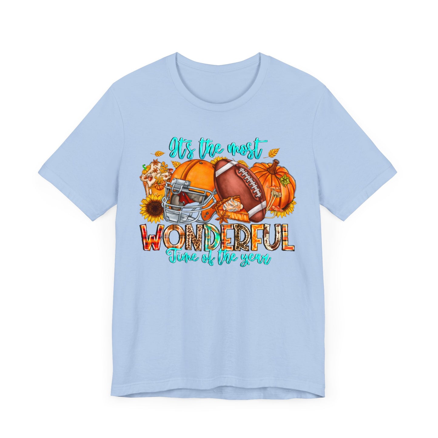 Fall Football Short Sleeve Tee