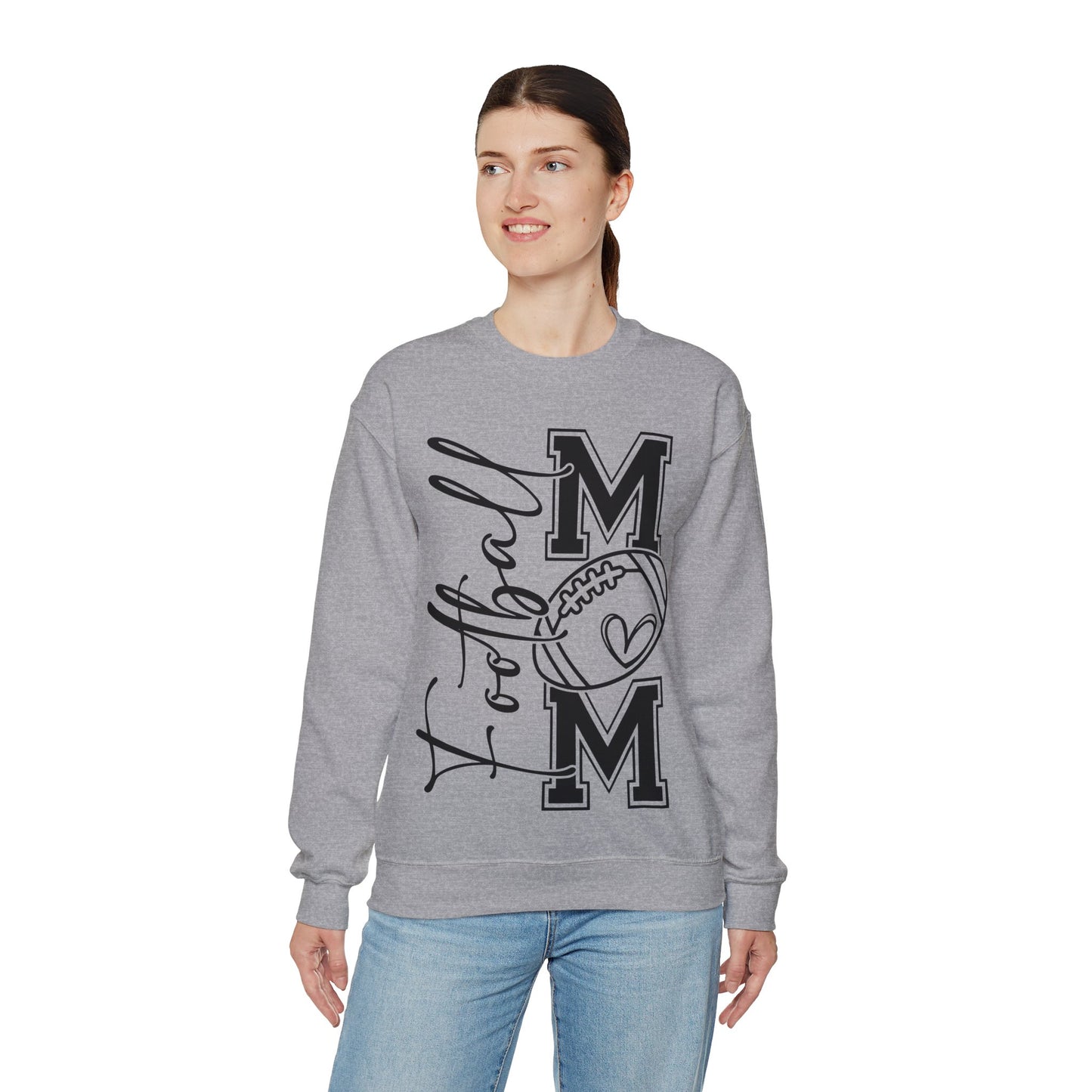 Football Mom Crewneck Sweatshirt