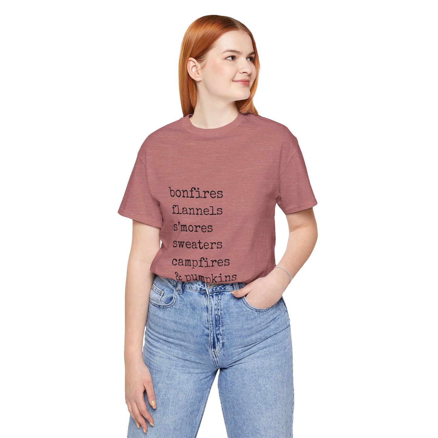 Unisex Fall Short Sleeve Tee