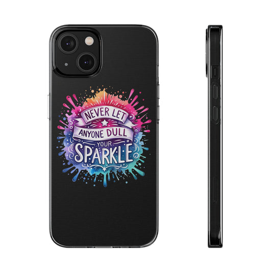 “Sparkle” Clear Silicone Phone Cases